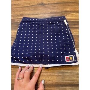 Disney Store Kids Navy Polka Dot Shorts Winnie the Pooh Lighthouse Logo Sz 3T